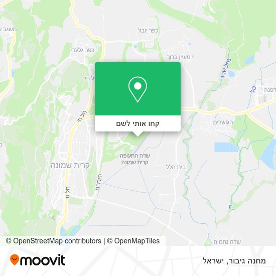 מפת מחנה גיבור