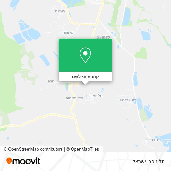 מפת תל נופר