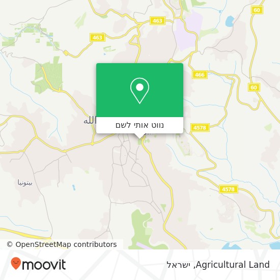 מפת Agricultural Land