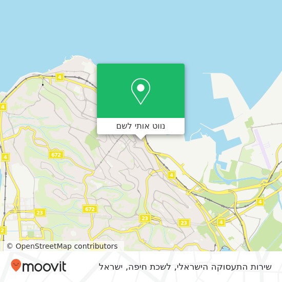 מפת שירות התעסוקה הישראלי, לשכת חיפה