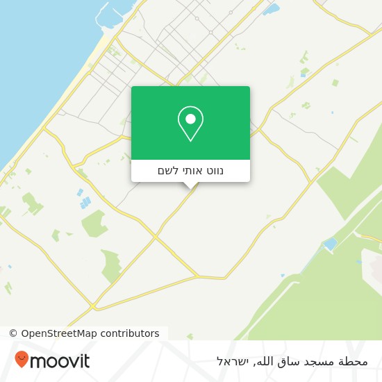 מפת محطة مسجد ساق الله