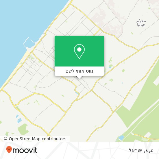 מפת غزة