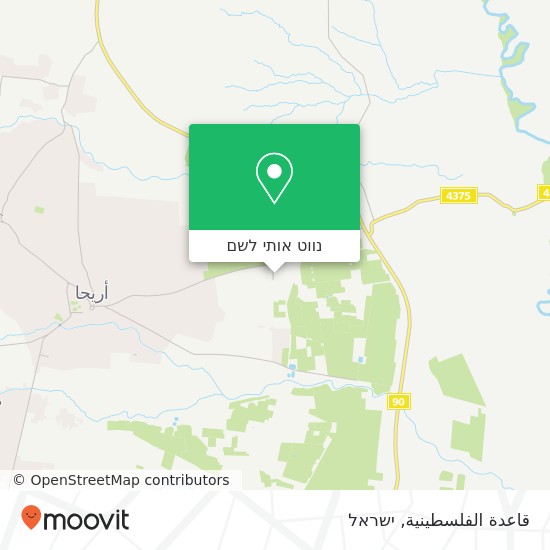מפת قاعدة الفلسطينية