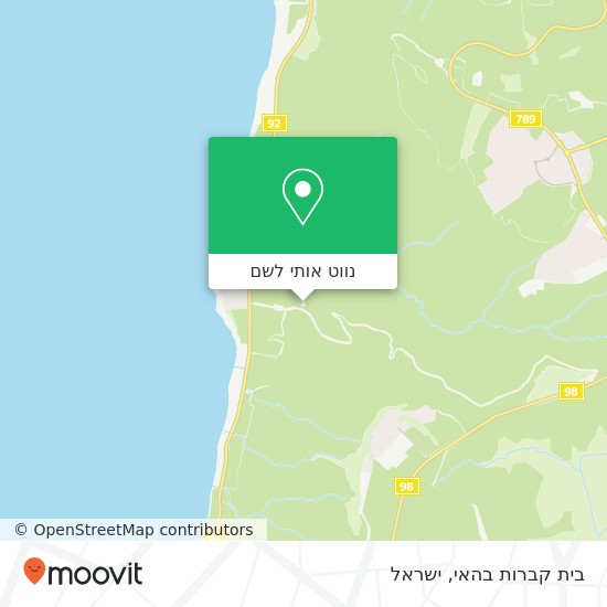 מפת בית קברות בהאי