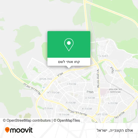 מפת אולם הקונכייה