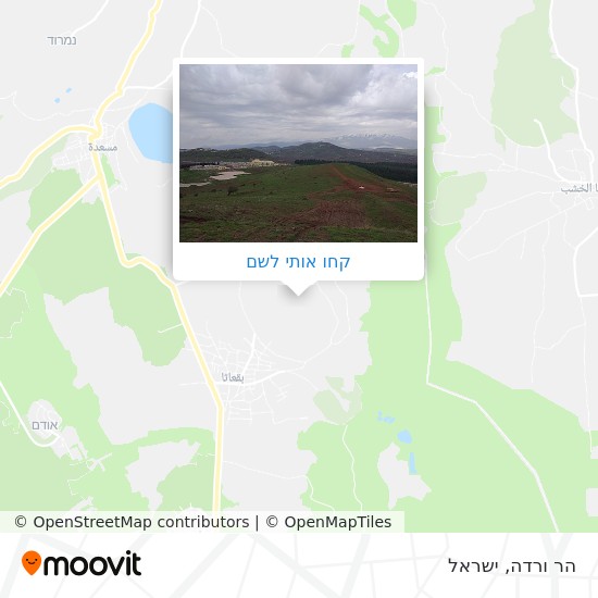 מפת הר ורדה