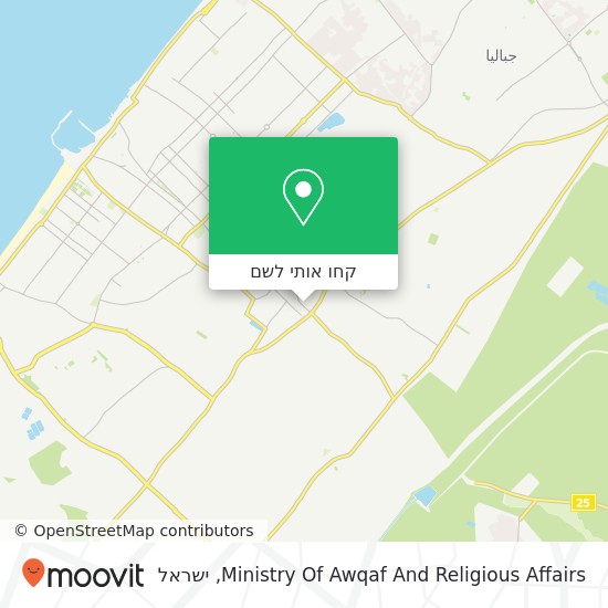 מפת Ministry Of Awqaf And Religious Affairs