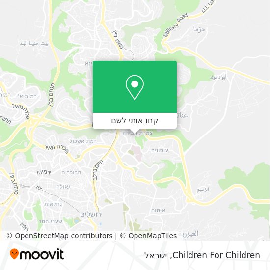 מפת Children For Children