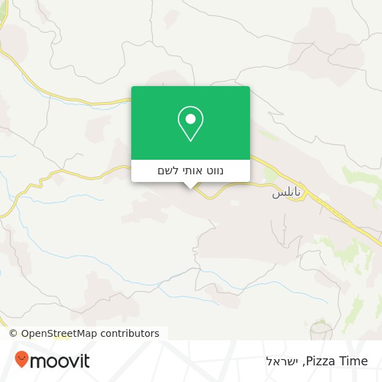 מפת Pizza Time