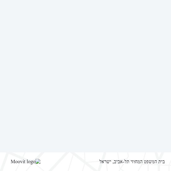 מפת בית המשפט המחוזי תל-אביב