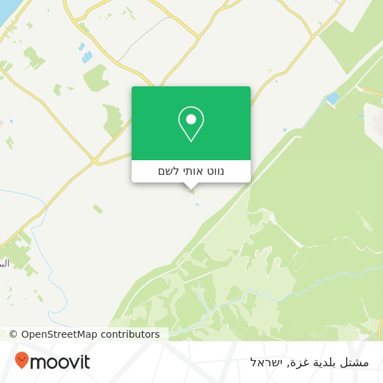 מפת مشتل بلدية غزة