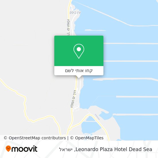 מפת Leonardo Plaza Hotel Dead Sea