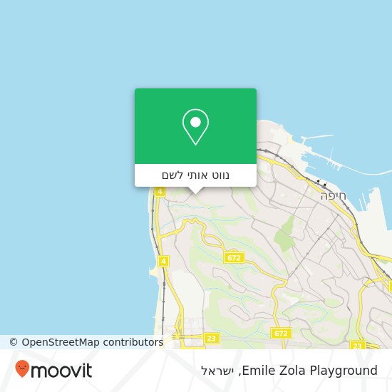 מפת Emile Zola Playground