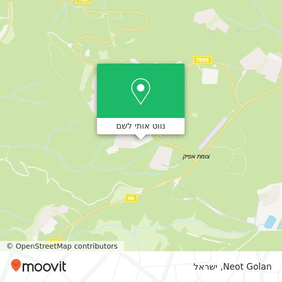 מפת Neot Golan