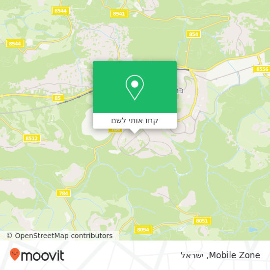 מפת Mobile Zone