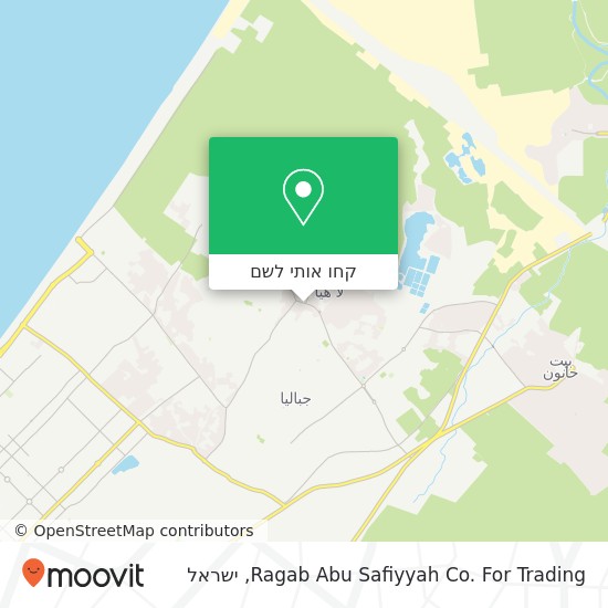 מפת Ragab Abu Safiyyah Co. For Trading