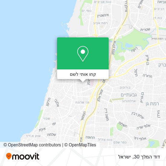 מפת דוד המלך 30