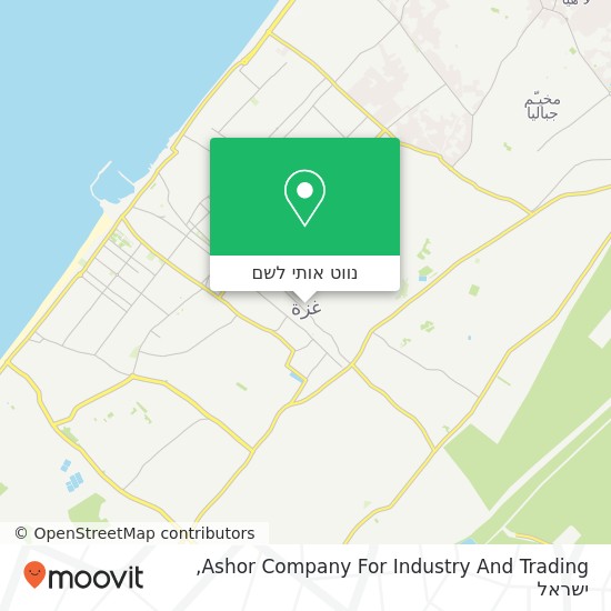 מפת Ashor Company For Industry And Trading