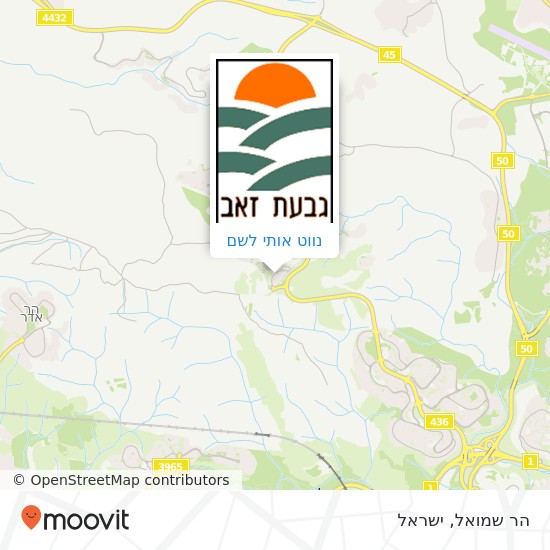 מפת הר שמואל