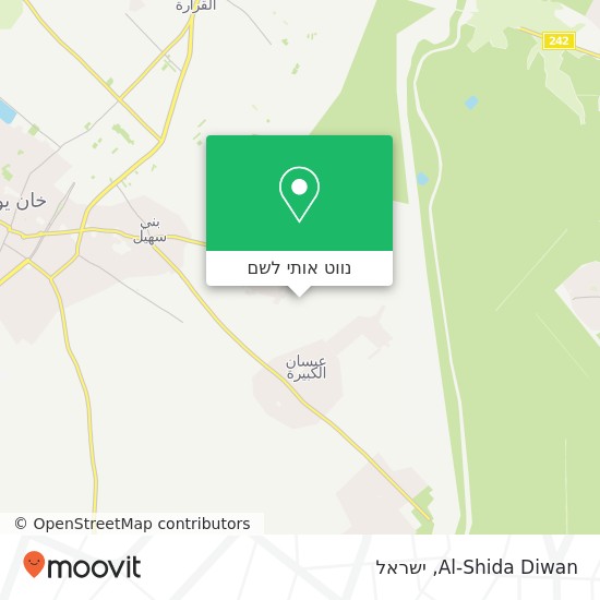 מפת Al-Shida Diwan