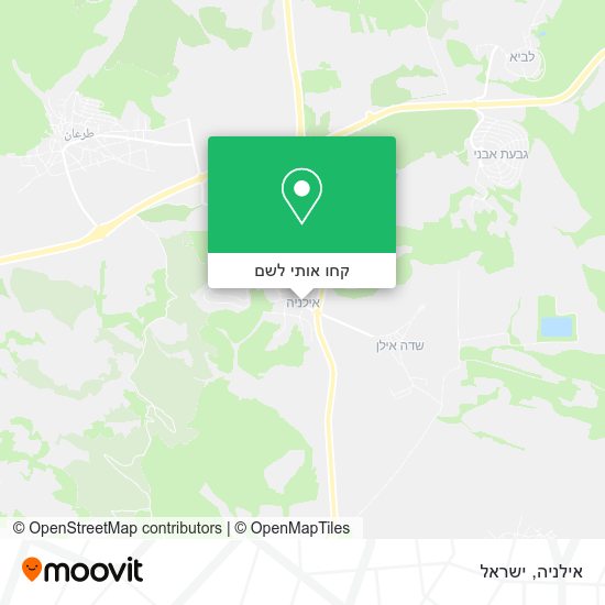 מפת אילניה