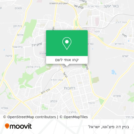 מפת בניין דה פיצ'וטו