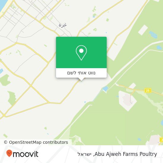 מפת Abu Ajweh Farms Poultry