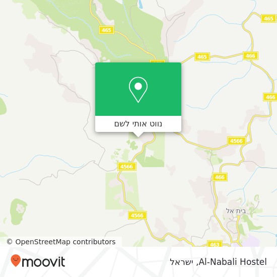 מפת Al-Nabali Hostel