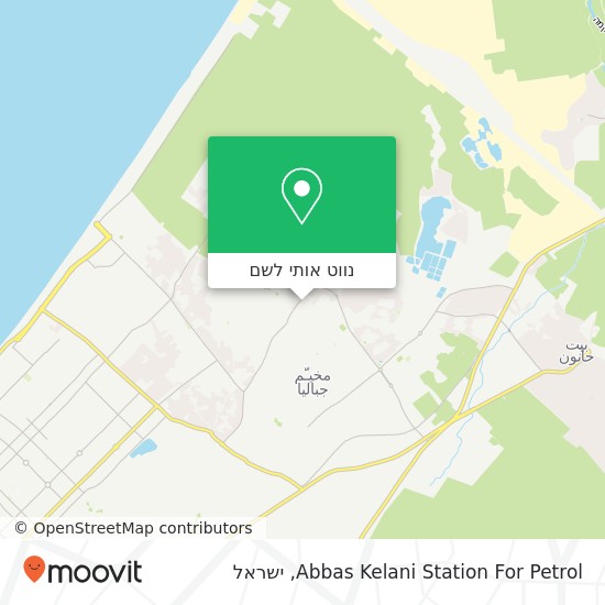 מפת Abbas Kelani Station For Petrol