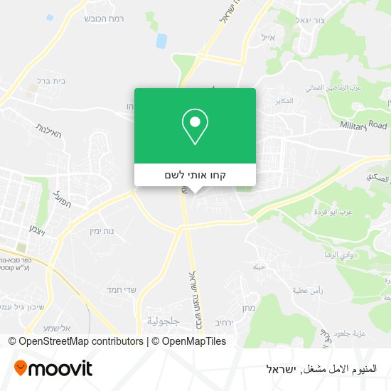 מפת المنيوم الامل مشغل