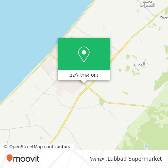 מפת Lubbad Supermarket