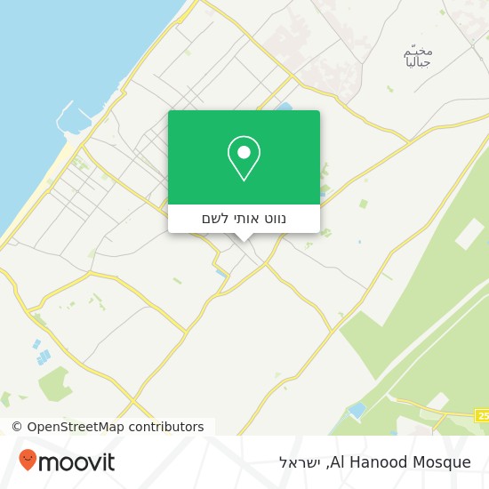 מפת Al Hanood Mosque