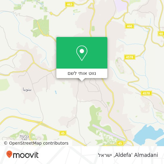 מפת Aldefa' Almadani