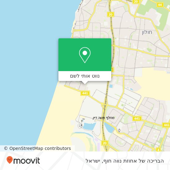 מפת הבריכה של אחוזת נווה חוף