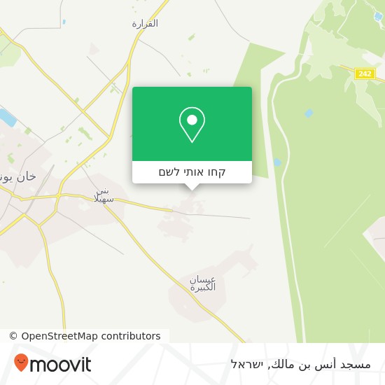 מפת مسجد أنس بن مالك