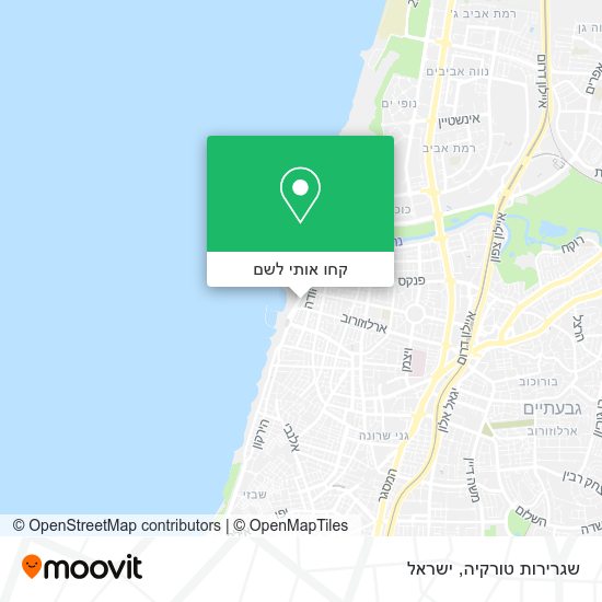 מפת שגרירות טורקיה