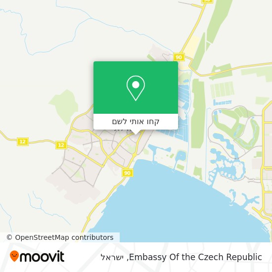 מפת Embassy Of the Czech Republic