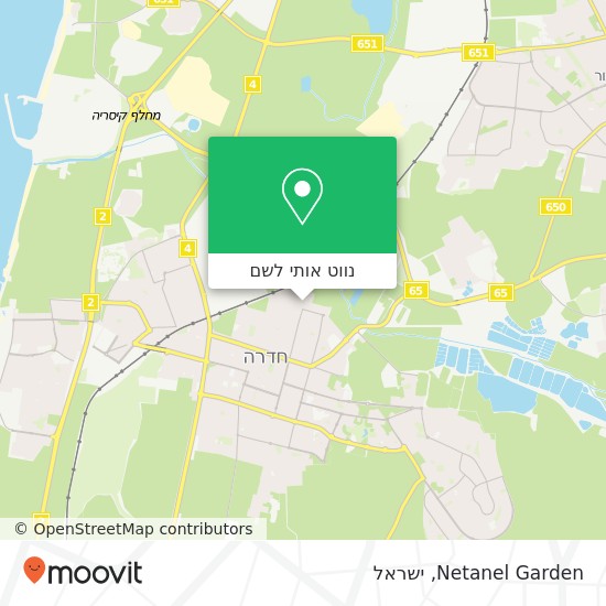 מפת Netanel Garden