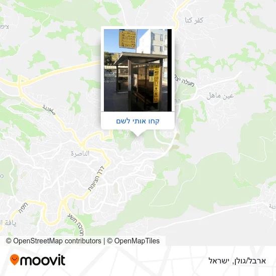 מפת ארבל/גולן