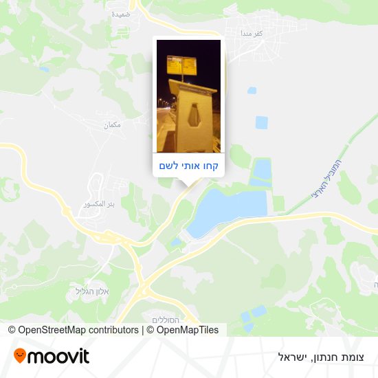 מפת צומת חנתון