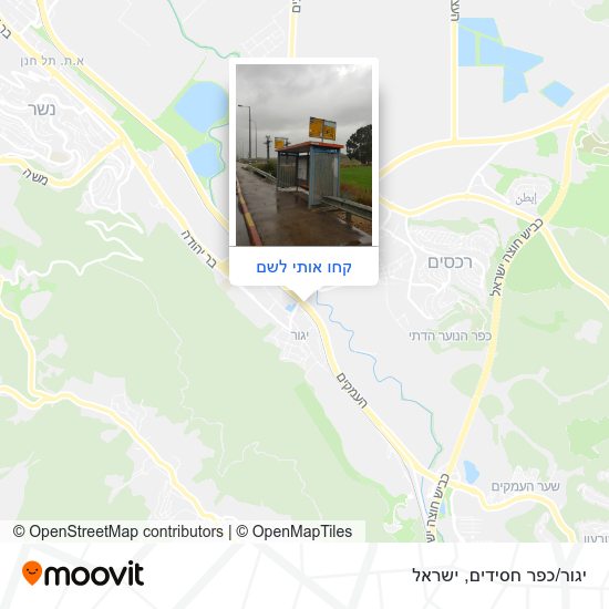 מפת יגור/כפר חסידים