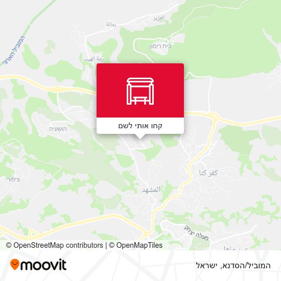 מפת המוביל/הסדנא