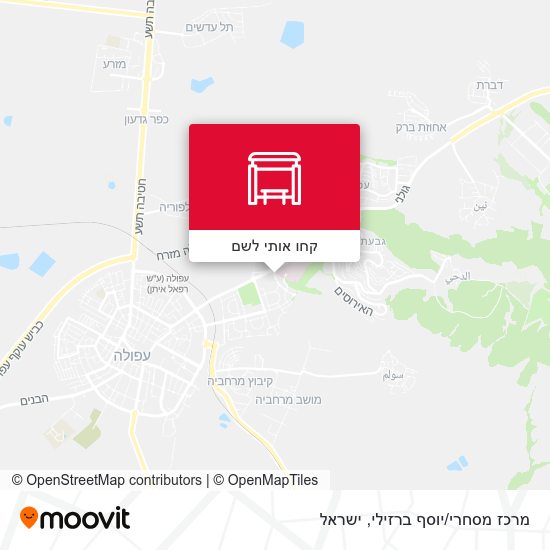 מפת מרכז מסחרי/יוסף ברזילי