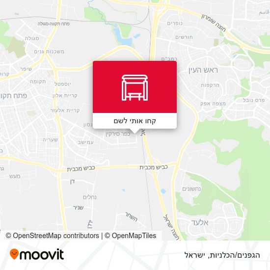 מפת הגפנים/הכלניות