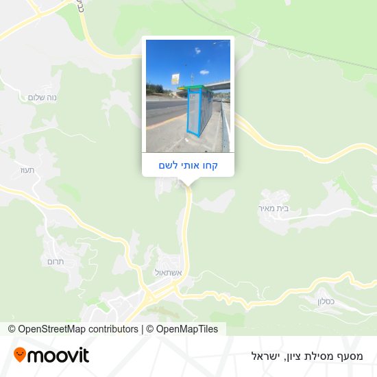 מפת מסעף מסילת ציון
