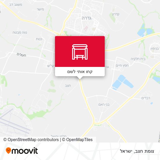 מפת צומת חצב