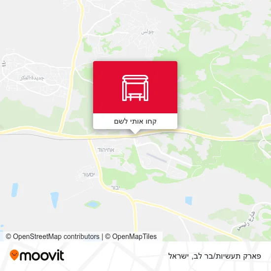 מפת פארק תעשיות/בר לב