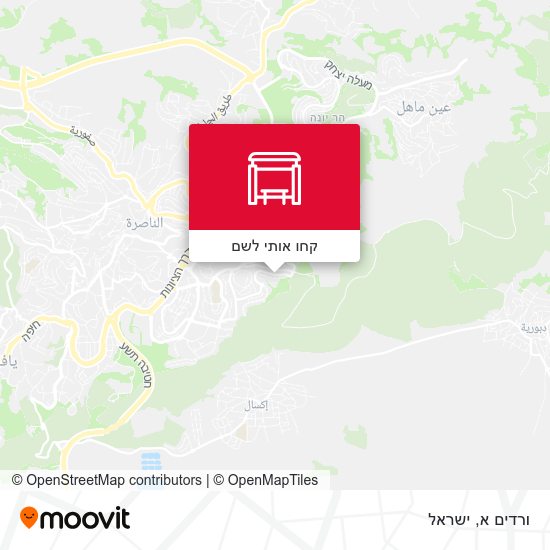 מפת ורדים א