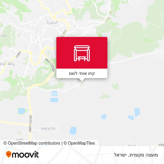 מפת מועצה מקומית