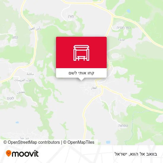 מפת בוואב אל הווא